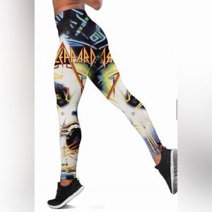 Def Leppard leggings. Size small